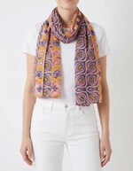 Etole voile de coton bio mix print imprimé La Fiancée