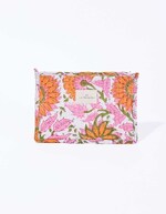 Petite pochette matelassée en coton imprimé La Fiancée