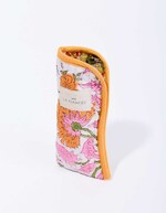 Pochette lunettes matelassée en coton imprimé La Fiancée