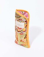 Pochette lunettes matelassée en coton imprimé La Fiancée