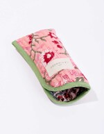 Pochette lunettes matelassée en coton imprimé La Fiancée