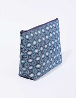 Grande pochette coton zippée imprimé La Fiancée