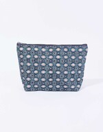 Grande pochette coton zippée imprimé La Fiancée