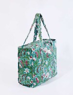 Sac cabas matelassé zippé imprimé La Fiancée