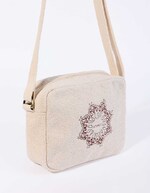 Petit sac rectangulaire en coton imprimé La Fiancée