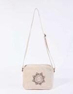 Petit sac rectangulaire en coton imprimé La Fiancée