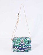 Petit sac rectangulaire en coton imprimé imprimé La Fiancée