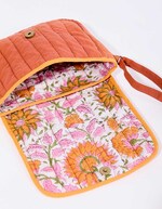 Petit sac besace matelassé coton imprimé La Fiancée