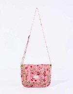 Petit sac besace matelassé coton imprimé La Fiancée