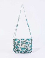 Petit sac besace matelassé coton imprimé La Fiancée