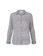 Chemise droite voile de coton bio imprimé La Fiancée