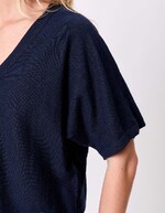 Gilet court en maille uni imprimé La Fiancée