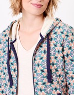 Sweat femme à capuche coton bio imprimé La Fiancée