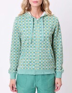 Sweat femme à capuche coton bio imprimé La Fiancée