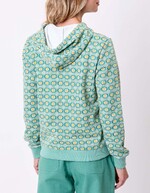 Sweat femme à capuche coton bio imprimé La Fiancée