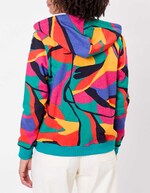 Sweat femme à capuche coton bio imprimé La Fiancée