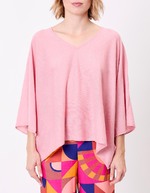 Pull uni en maille fine et légère imprimé La Fiancée
