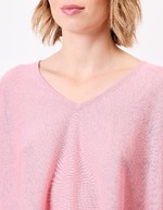 Pull uni en maille fine et légère imprimé La Fiancée