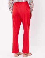 Pantalon coton bio droit avec poches imprimé La Fiancée