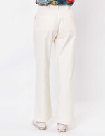 Pantalon droit coton bio épais imprimé La Fiancée