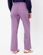 Pantalon rayures coton bio imprimé La Fiancée
