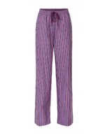 Pantalon rayures coton bio imprimé La Fiancée