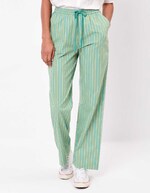 Pantalon rayures coton bio imprimé La Fiancée