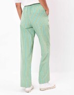 Pantalon rayures coton bio imprimé La Fiancée