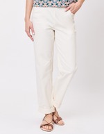Pantalon ajusté coton stretch imprimé La Fiancée
