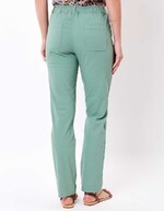 Pantalon ajusté coton stretch imprimé La Fiancée