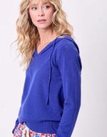 Pull femme à capuche uni imprimé La Fiancée