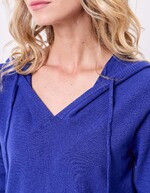Pull femme à capuche uni imprimé La Fiancée