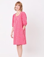 Robe rayures coton bio imprimé La Fiancée