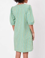 Robe rayures coton bio imprimé La Fiancée