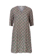 Robe fluide &eacute;vas&eacute;e manches 3/4 imprim&eacute; La Fianc&eacute;e
