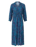 Robe midi fluide ajustée imprimé La Fiancée