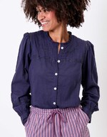 Chemise macramé coton bio imprimé La Fiancée