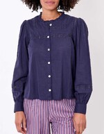 Chemise macramé coton bio imprimé La Fiancée