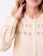 Chemise macramé coton bio imprimé La Fiancée