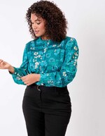 Chemise macramé coton bio imprimé La Fiancée