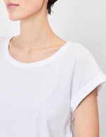 T-shirt coton bio dentelle imprimé La Fiancée