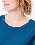 T-shirt coton bio dentelle imprimé La Fiancée