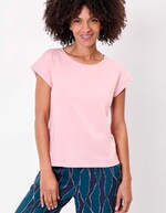 T-shirt coton bio dentelle imprimé La Fiancée