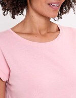 T-shirt coton bio dentelle imprimé La Fiancée