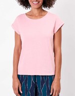T-shirt coton bio dentelle imprimé La Fiancée