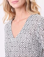 Tunique femme imprimée en coton bio imprimé La Fiancée