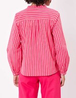 Blouse coton bio rayée manches longues imprimé La Fiancée