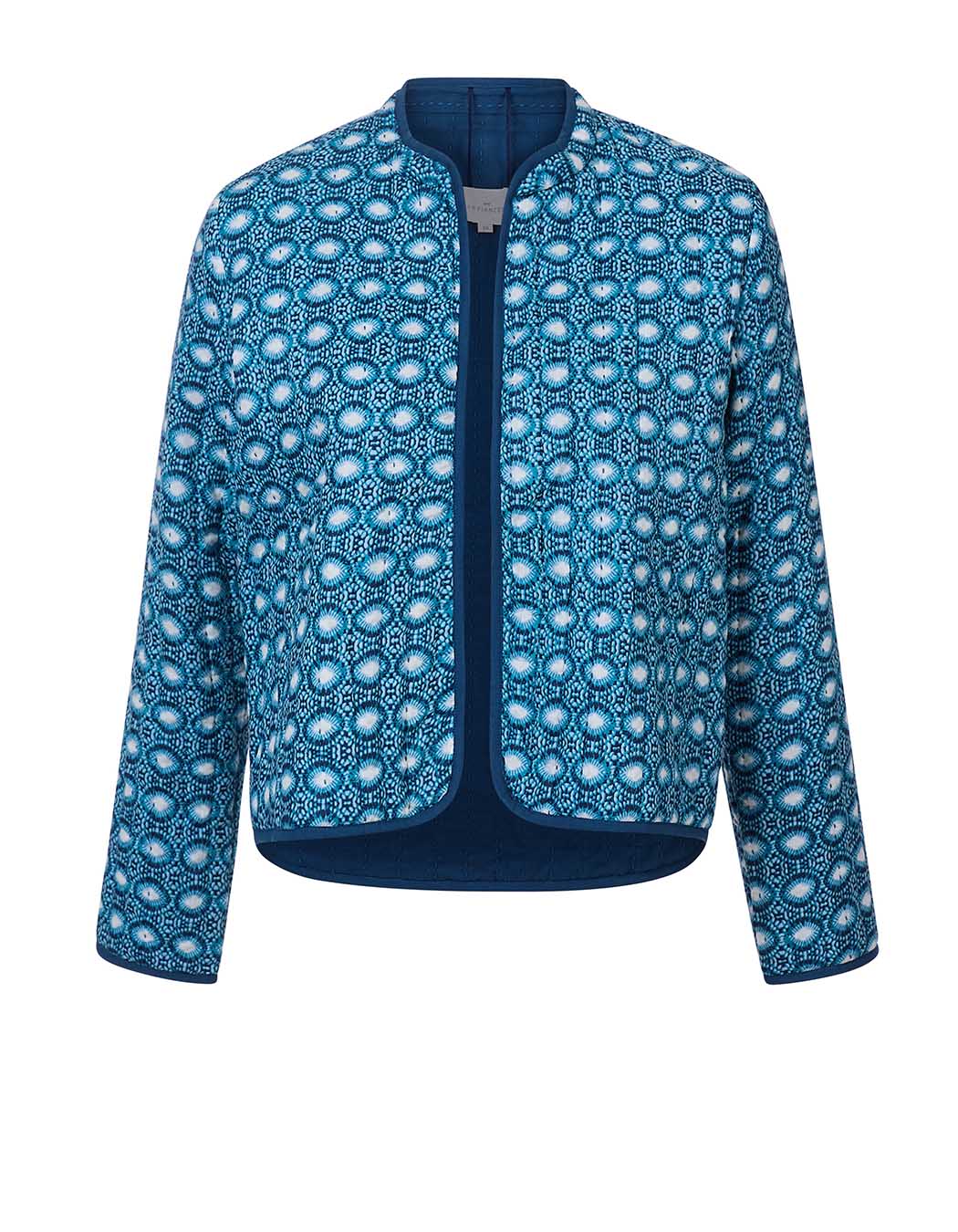 Veste matelassée réversible coton bio imprimé La Fiancée
