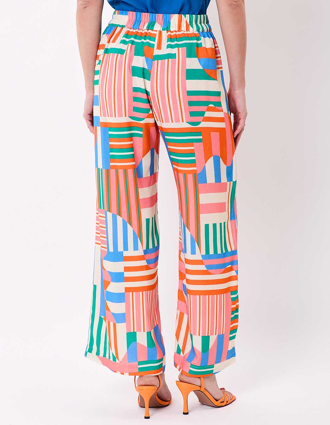 Pantalon ample élastiquée fluide imprimé Princesse Nomade