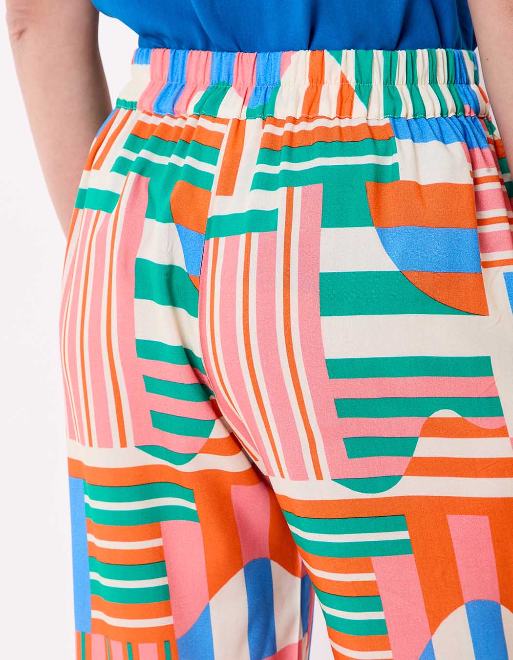 Pantalon ample élastiquée fluide imprimé Princesse Nomade